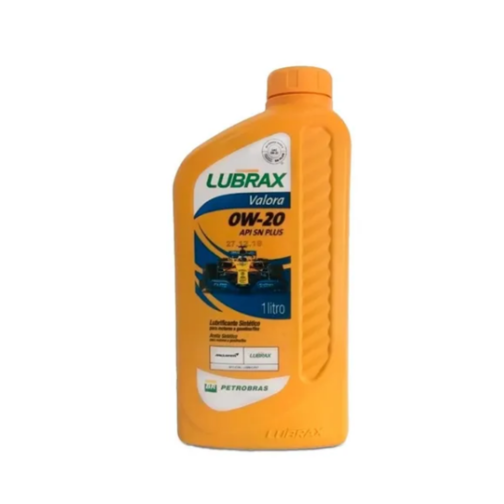 OLEO MOTOR LUBRAX 0W20 API SN SINTETICO