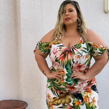 VESTIDO CURTO EM TECIDO