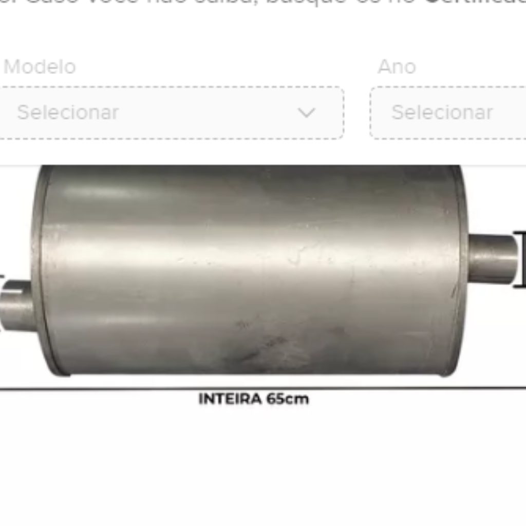 SILENCIOSO ESCAPAMENTO D20 93>96 S4 ASP GM2807S MAS 93203493