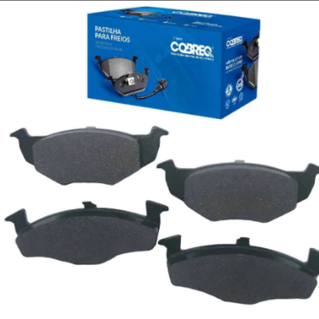 PASTILHA FREIO GOL SAV VOY 08>16 G5 G6 N822 COBREQ 6N0698151C SIST BOSCH