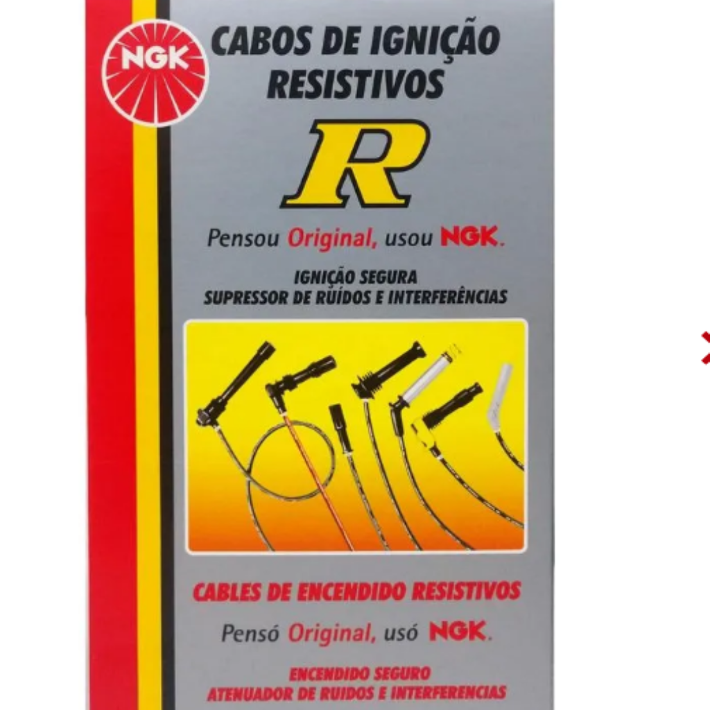 CABOS VELA VW GOL PARATI MI 1.0 16v 97>01 STV24 NGK