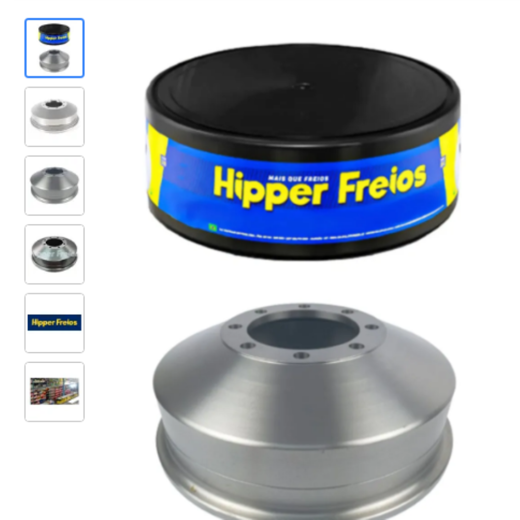 TAMBOR FREIO TRAS F4000 82>01 HF4000J HIPER BE1Y1126G 8F