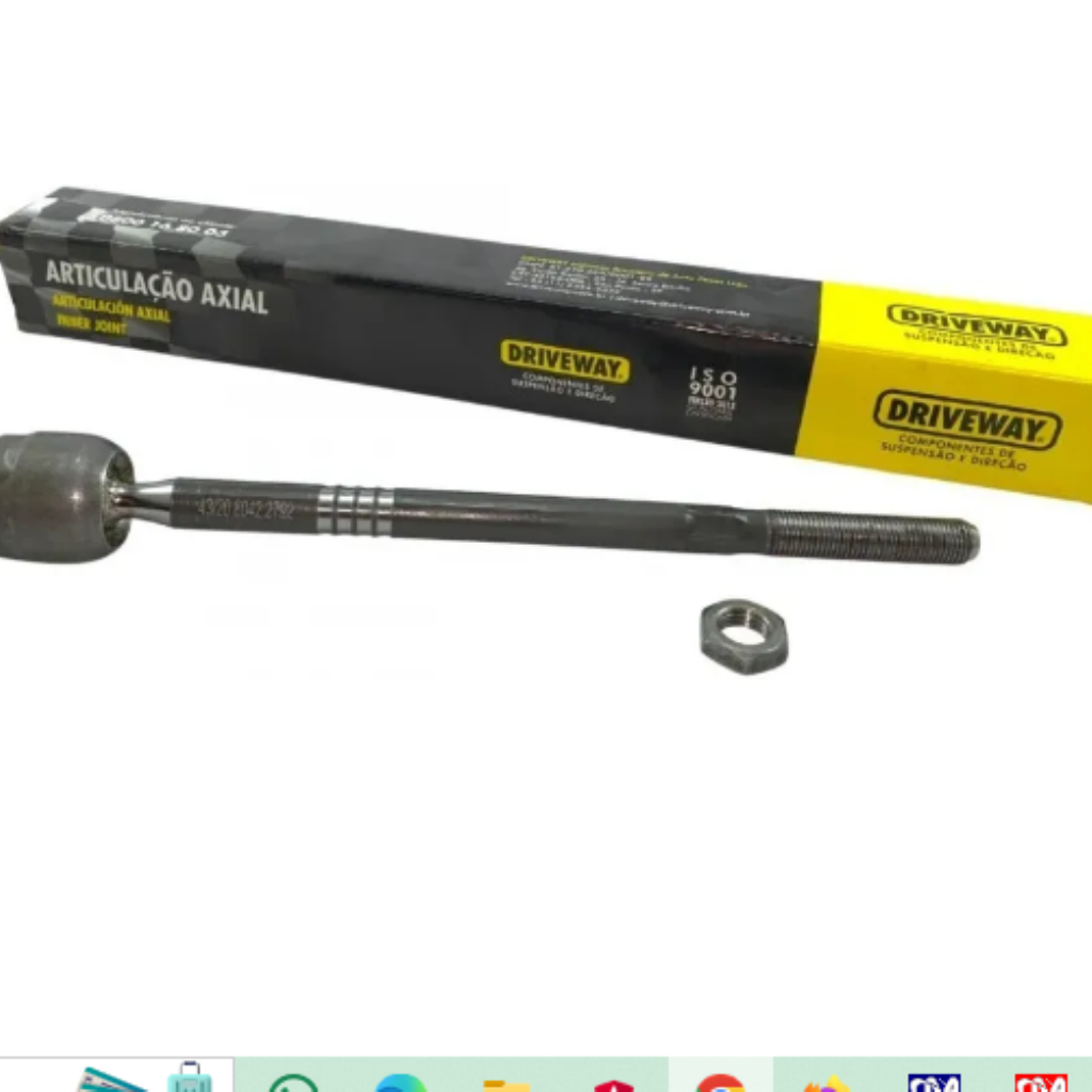 BARRA AXIAL PALIO SIENA 01>16 STRADA 99>17 STRADA ADV LOCKER 09>19 BD4677R DRIV 7081851 270MM