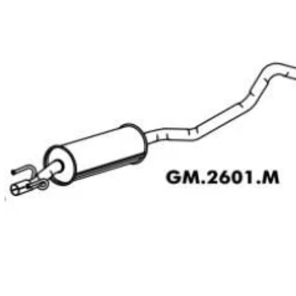 SILENC INTERM CELTA 1.0 PRISMA 1.0 09>11 CORSA 94>02 CLASSIC 03>09 GM2601M MAST 90467567
