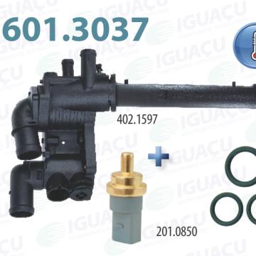 VALVULA TERMOST FOX 1.0 1.6 03>13 GOL VOY SAV G5 G6 1.0 1.6 08>15 CPL 601303780 IGU 032121026CL