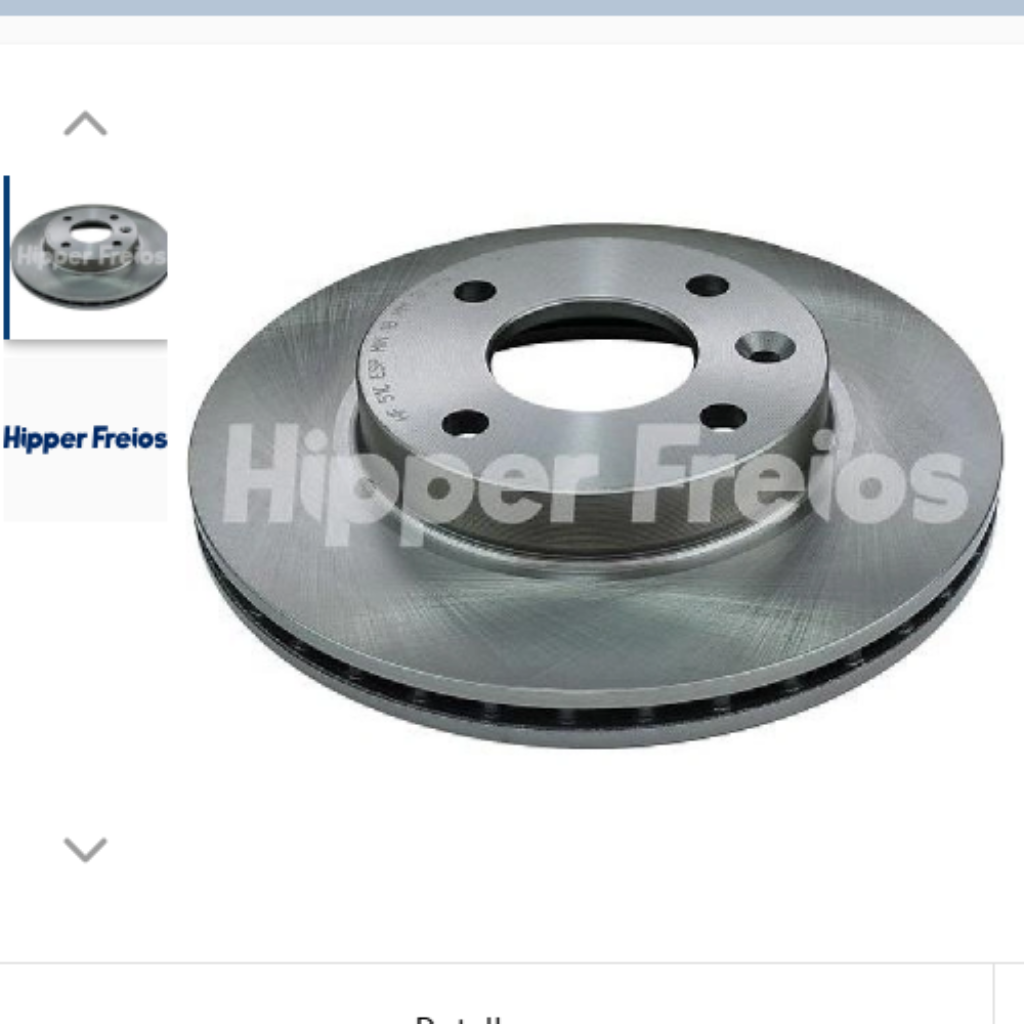 DISCO FREIO COBALT 1.4 1.8 ONIX PRISMA 1.0 1.4 12> HF51C HIPER 94731378