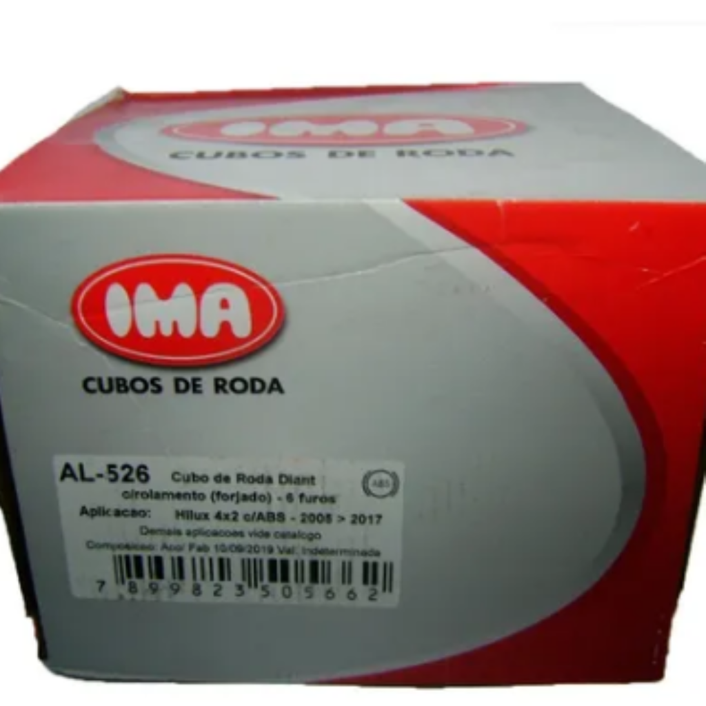 CUBO RODA DIANT HILUX 2.5 2.7 05>17 4X2 AL526 IMA 435020K030 C ABS 30 DENTES