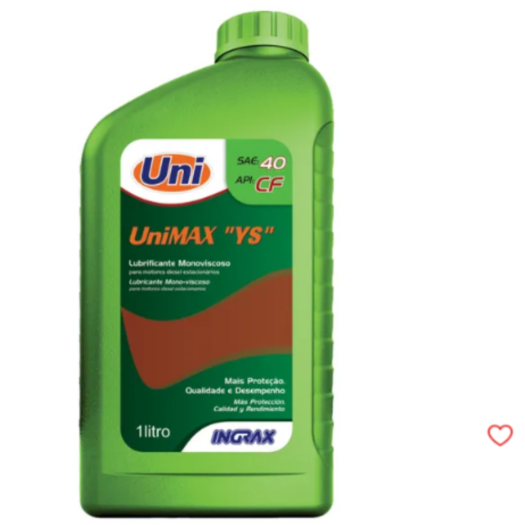 OLEO LUB 40W MTR DSL UNIMAX YS40 API CF 1L 10593 UNI
