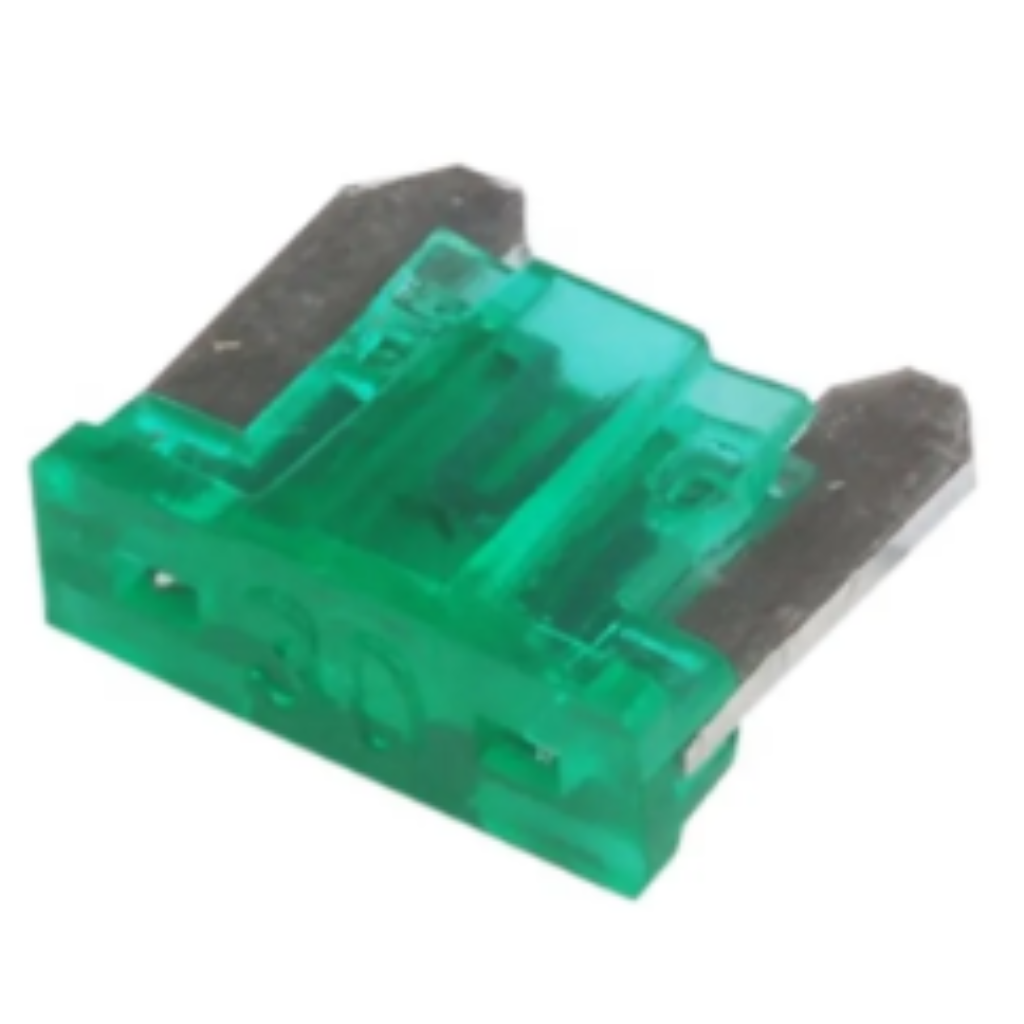 FUSIVEL LAMINA MINI 30A 17530 AMS VERDE C-09