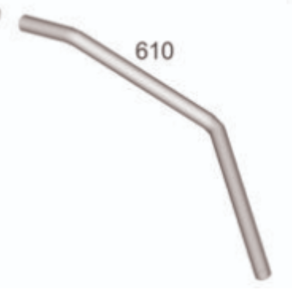 TUBO TERM ESCAP TOY BAND PICK JEEP 68>89 610 TUPER MTR OM314 LONGO