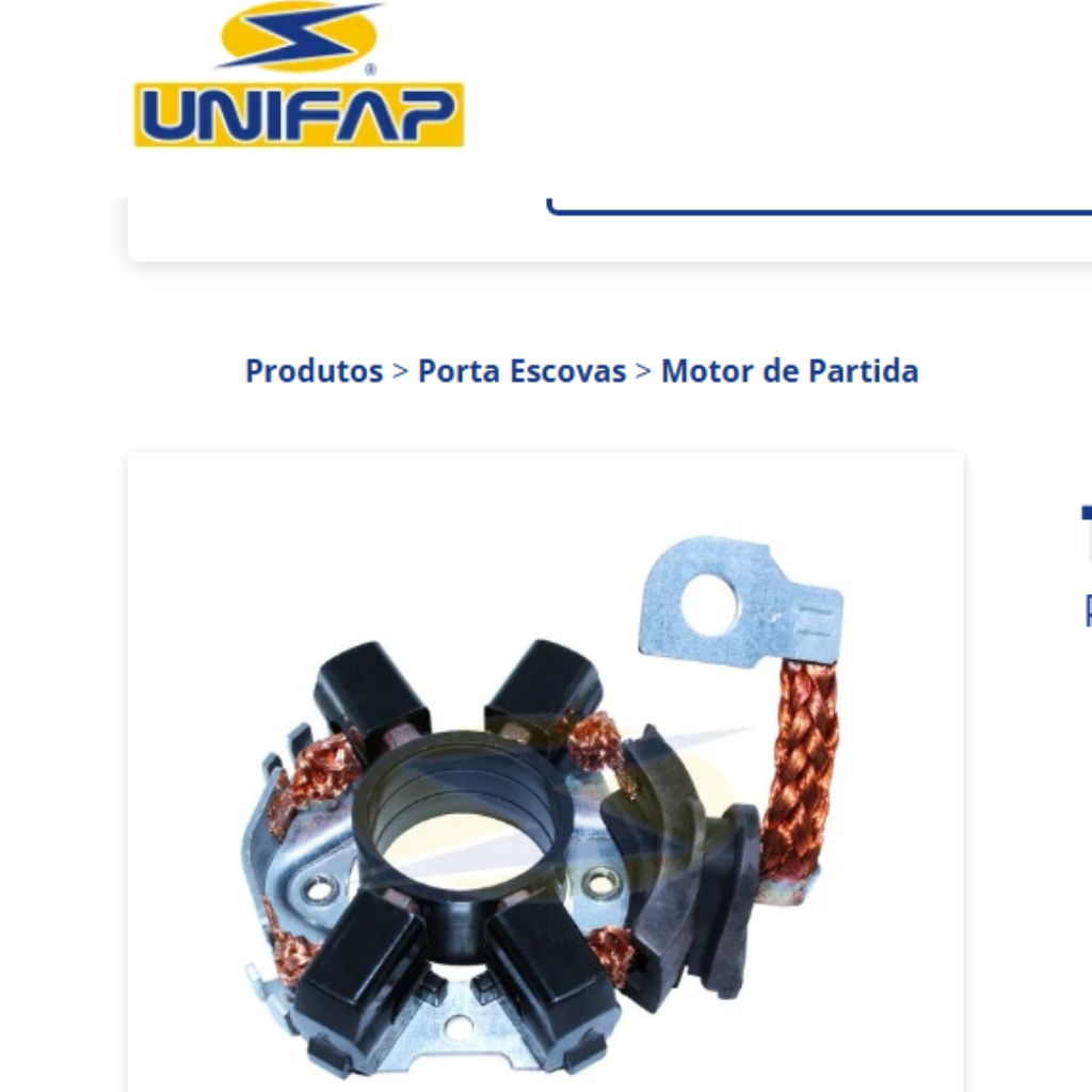 PORTA ESCOVA MTR PARTIDA DUCATO SPRINTER 311 CDI 415 CDI 515 CDI 1224/4 UNIF