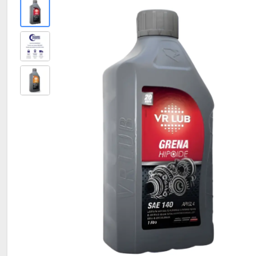 OLEO GRENA HIPOIDE SAE 140 API GL4 1LT 1246 VR LUB