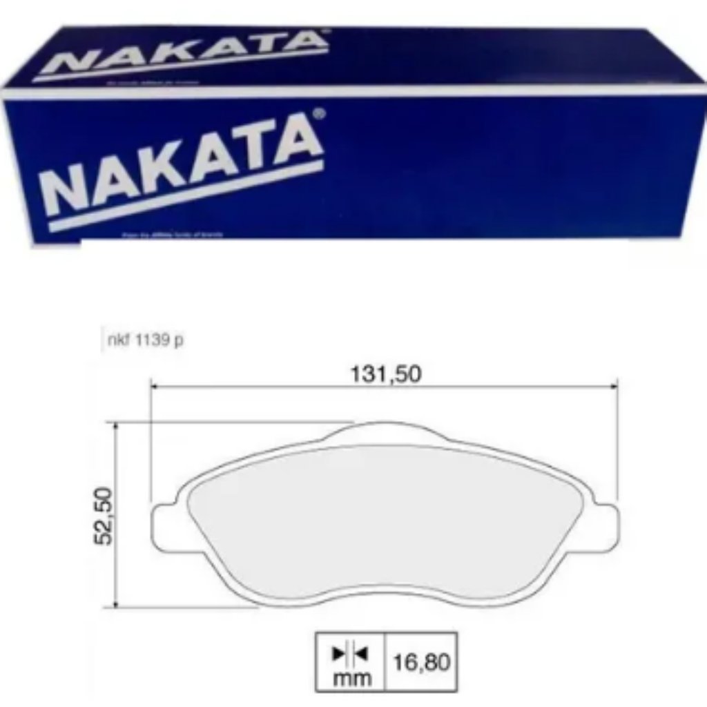 PAST FREIO CORSA NOVO 02>12 MONT 03>10 NKF1139P NAK 93356408 SIST VARGA