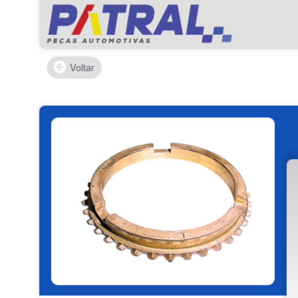 ANEL SINCR 1ª-2ª C10 F1000 260F 3ª-4ª S10 CL2205 FSO1305 2079 PATR 93329614