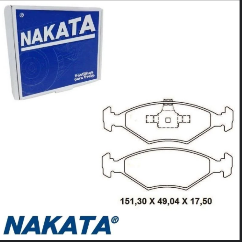PASTILHA FREIO FIOR 05>18 UNO WAY 10>18 NKF1322P NAK 7087591 TEVES