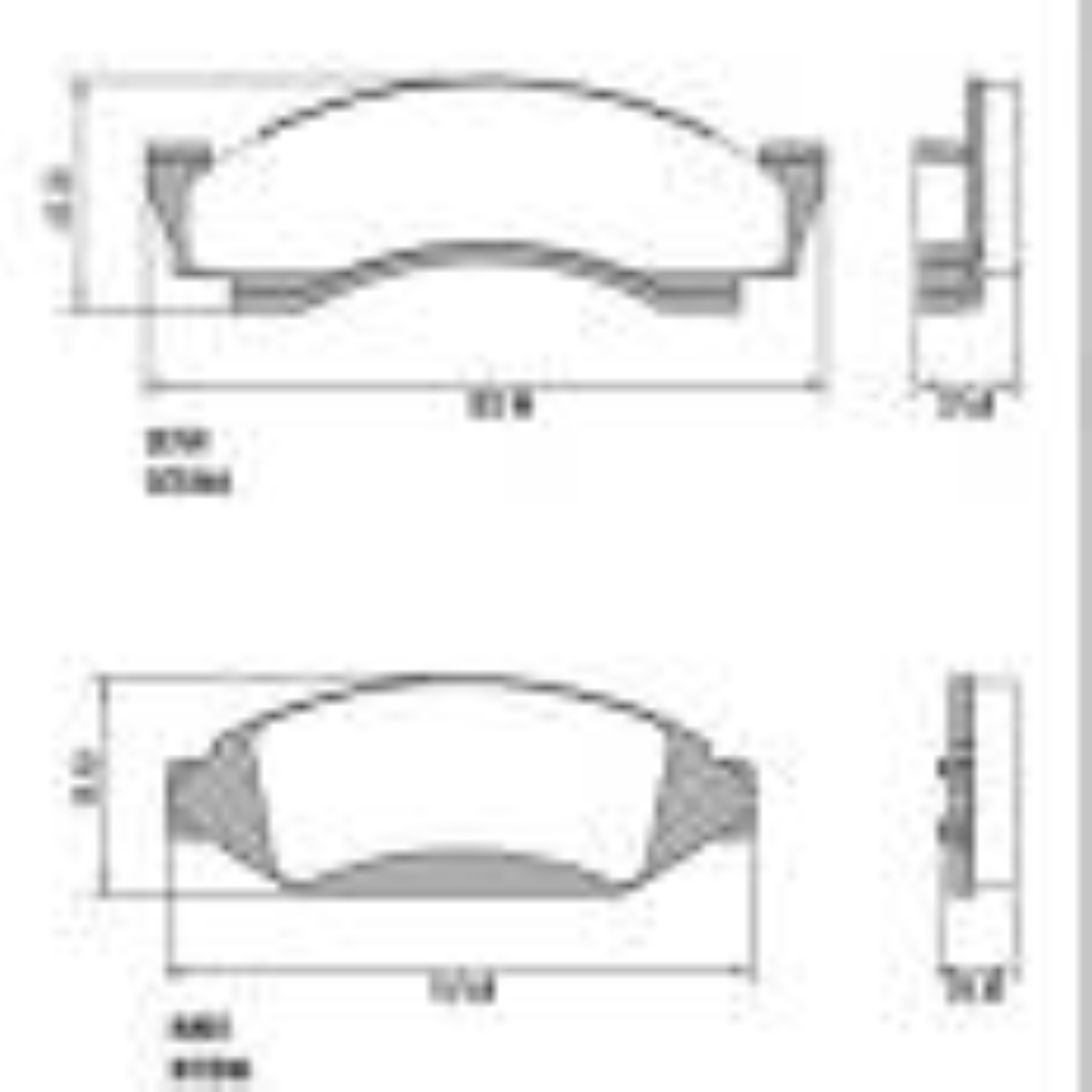 PAST FREIO C10 D10 D20 <92 F1000 <93 NKF1012P NAK 52252811 TNK615115A