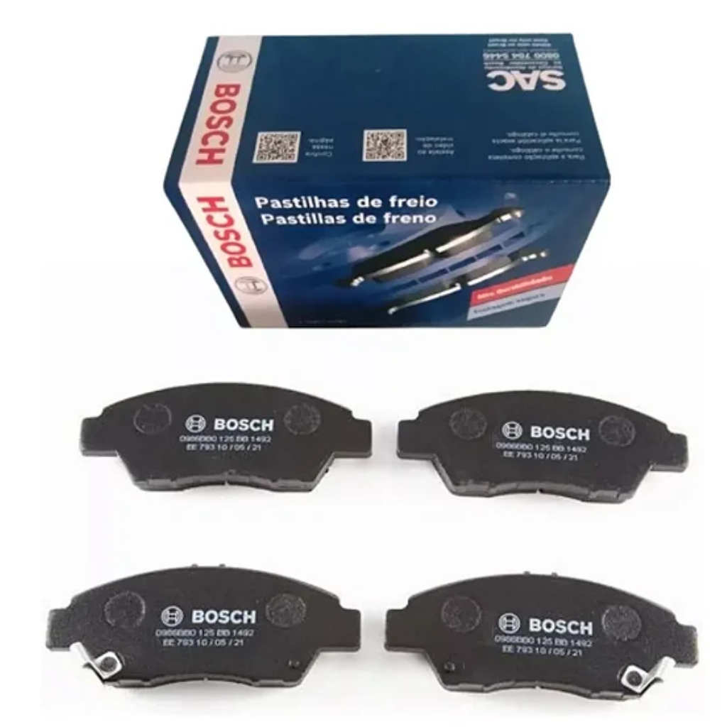 PASTILHA FREIO CITY  14>19 NEW FIT 14>20 0986BB0125 BOS BB1492 BOS