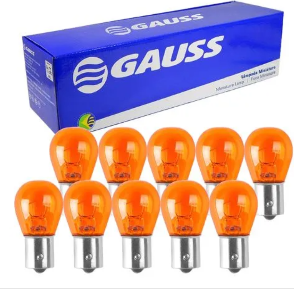 GL1056A LAMPADA 1P 12V 21W AMBAR PINO V