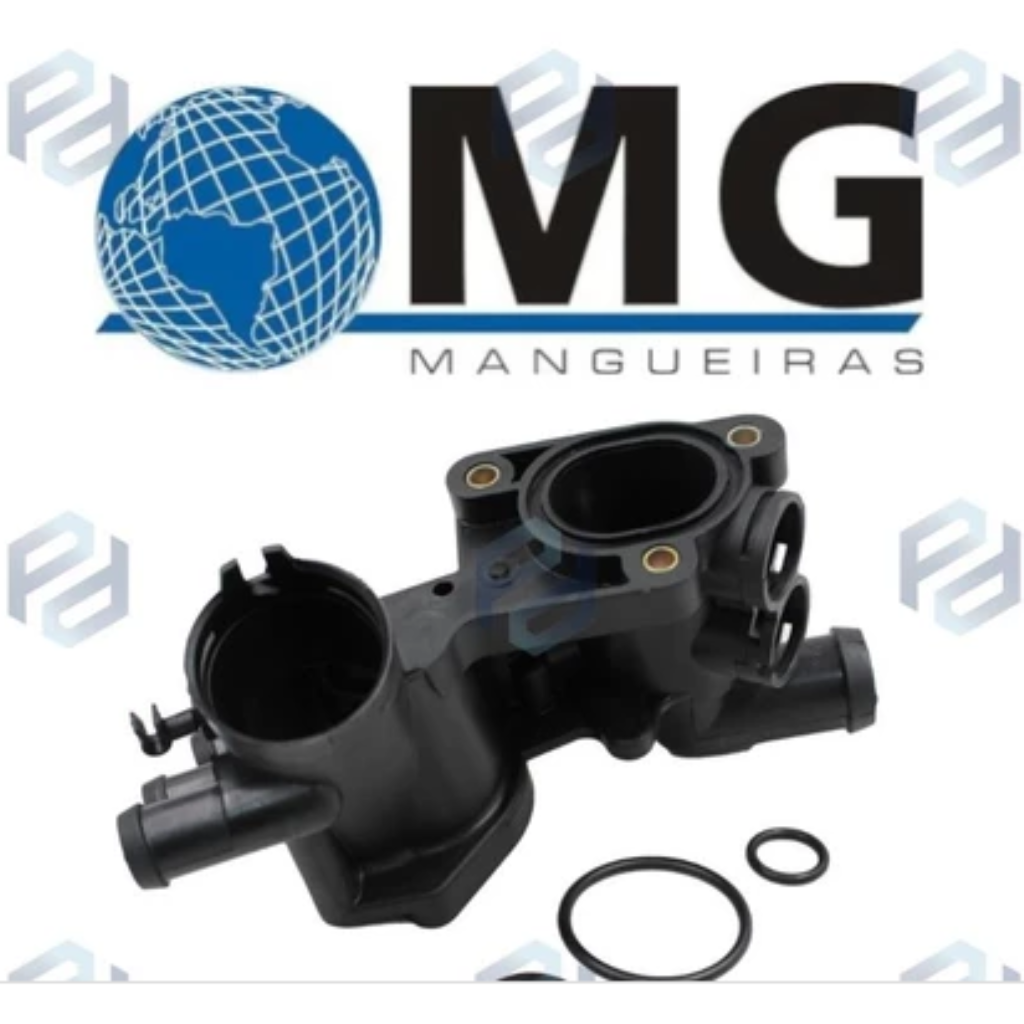 CARCAÇA VALV TERMOST FOX 1.0 1.6 03>13 GOL VOY SAV G5 G6 1.0 1.6 08>15 POLO 1.0 1.6 16V 02>12 MG102 MG 032121111B