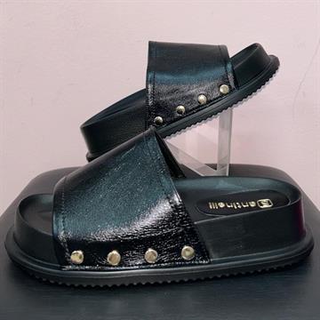 CHINELO SAT1550031 FLAT EM COURO