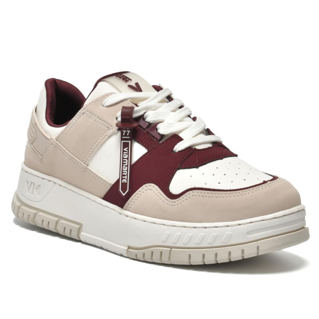 TENIS VM219-003-07 CASUAL BORDO