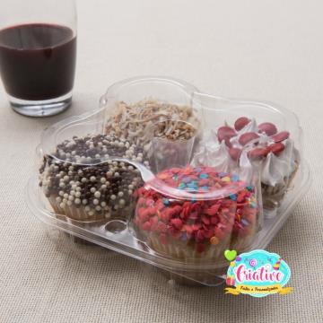 Caixa para 4 Doces - G15 - UNIDADE