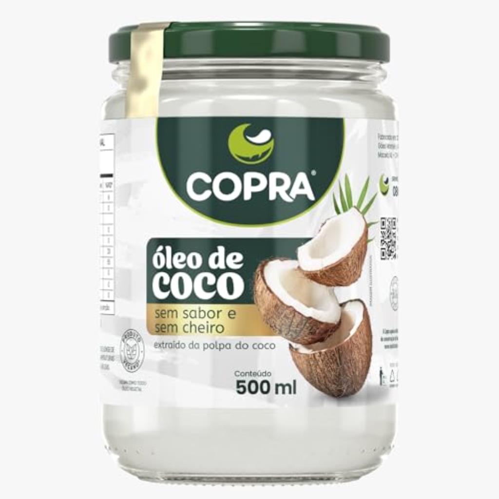 Óleo de Coco Sem Sabor/Cheiro Copra 500ml