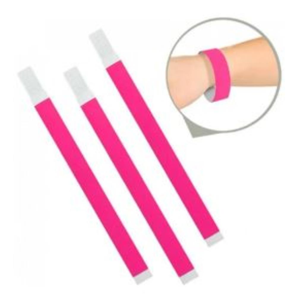 PULSEIRA DE IDENTIFICAÇÃO C/ 50 - ROSA