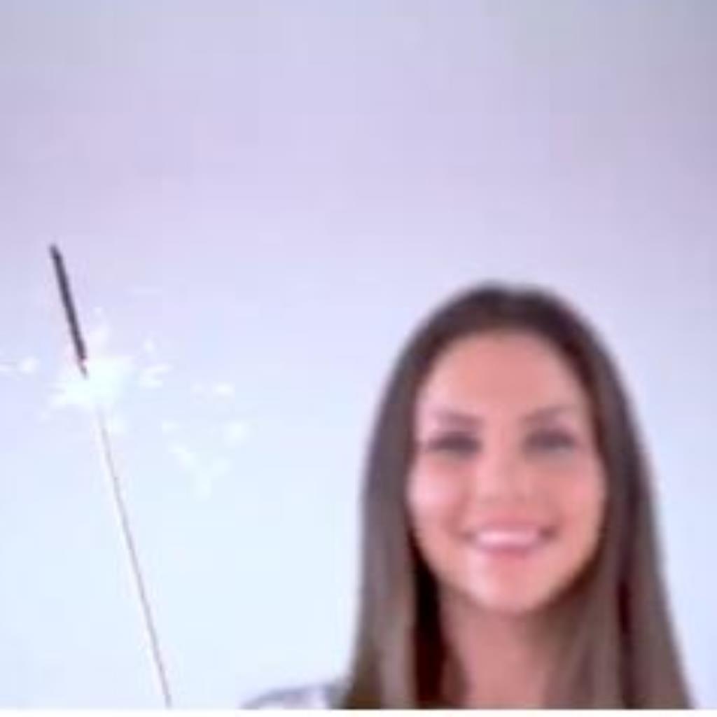 VELA SPARKLE 60CM PRATA COM CHAMA DOURADA