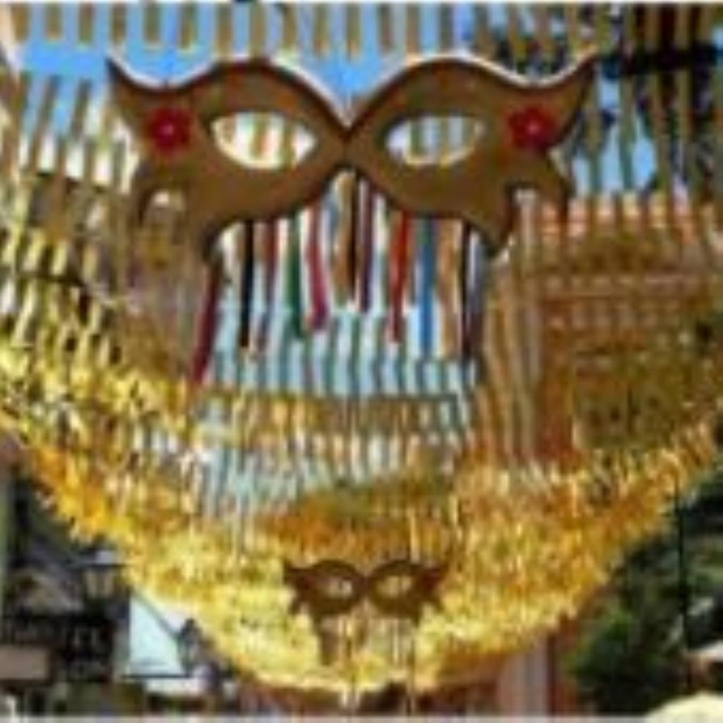 FITA VARAL DOURADA 10m DECORATIVA