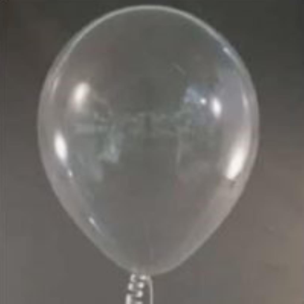 BALAO REDONDO 8 LISO CRISTAL C/50