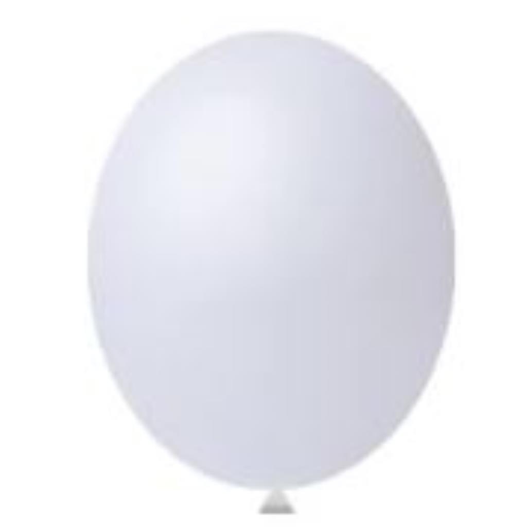 BALAO REDONDO 8 LISO BRANCO C/ 50