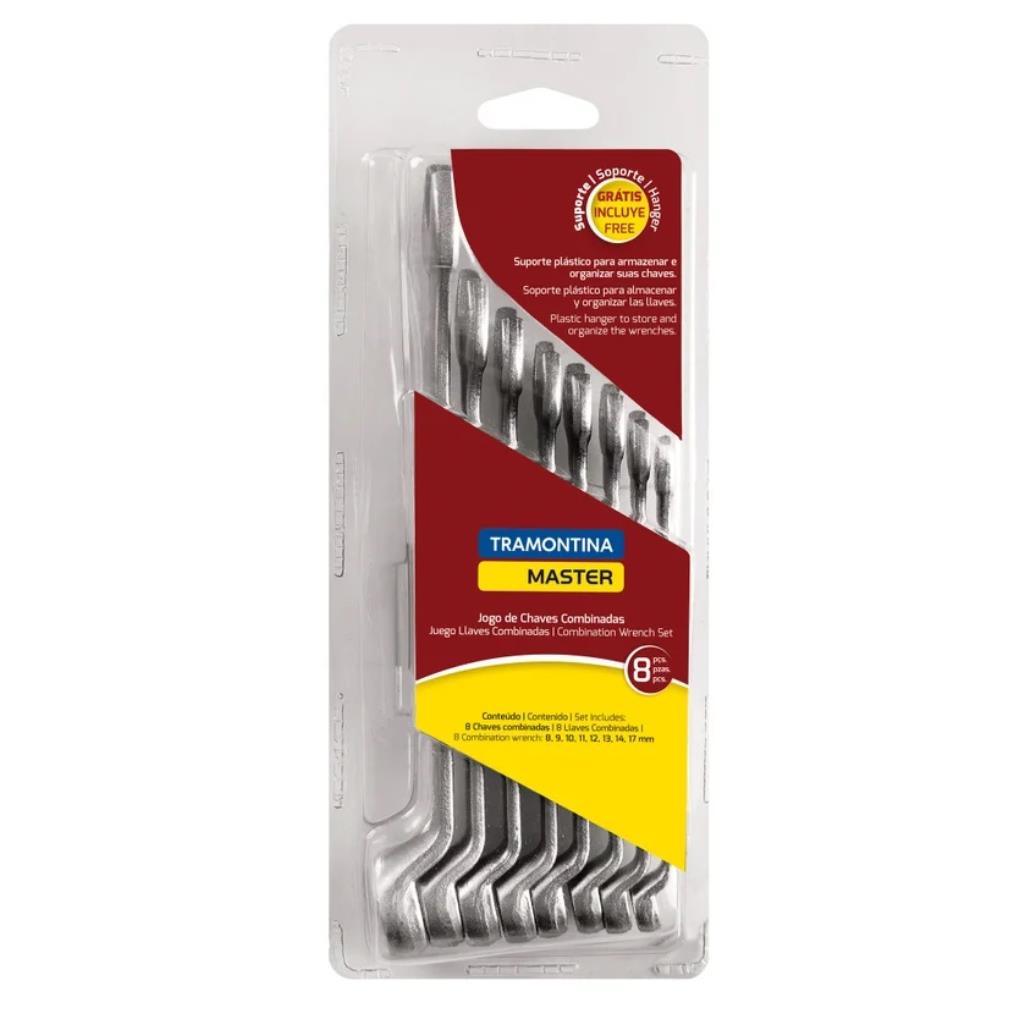 JOGO CHAVE COMBINADA C/8PCS - TRAMONTINA