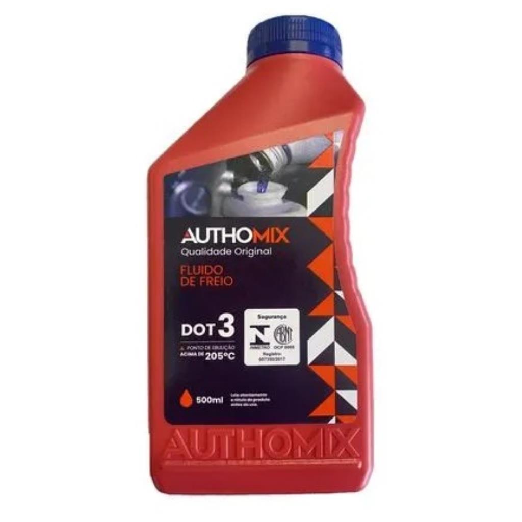 FLUIDO DE FREIO DOT 3 500ML - AUTHOMIX