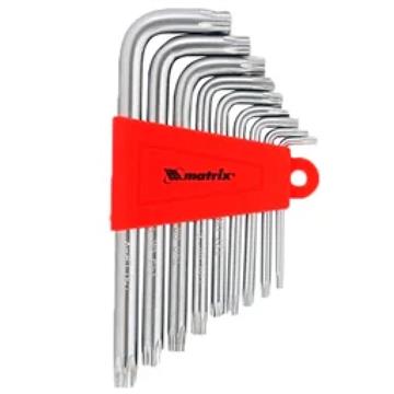 JOGO CHAVE TORX CURTA 9PCS T10 A T50 - MTX