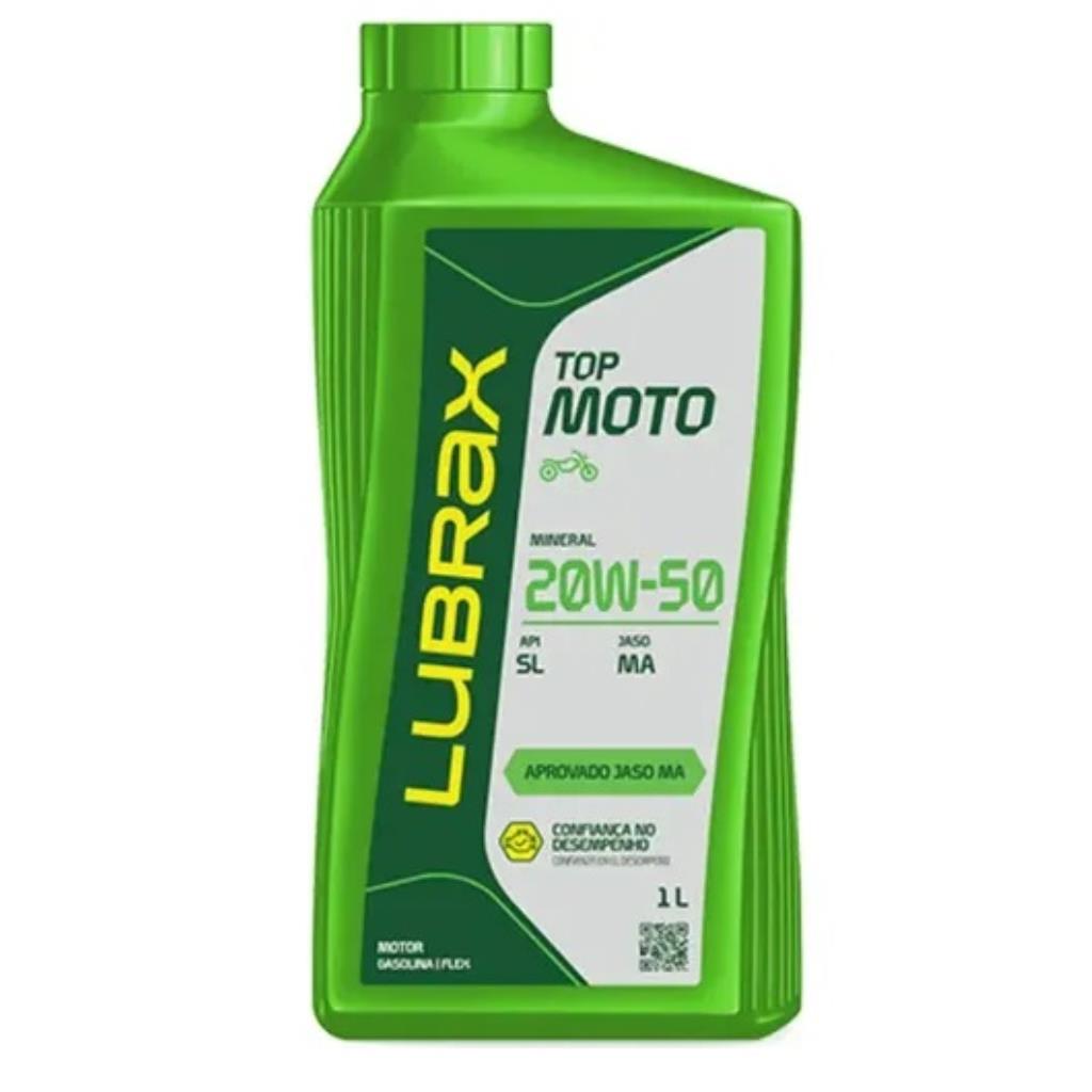 OLEO MINERAL 20W50 API SL 1L - LUBRAX TOP AUTO