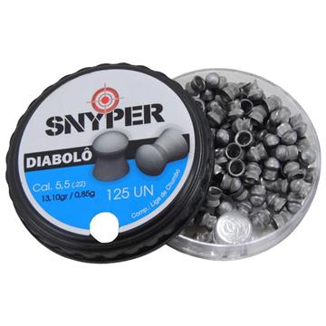 CHUMBINHO ESPINGARDA 5.5 DIABOLO C/125 - SNYPER