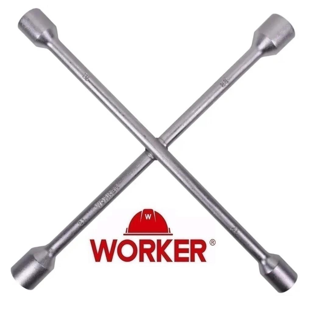 CHAVE DE RODA CRUZ 17/19/21/23MM - WORKER