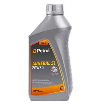 OLEO MINERAL 20W50 API SL 1L - PETROL