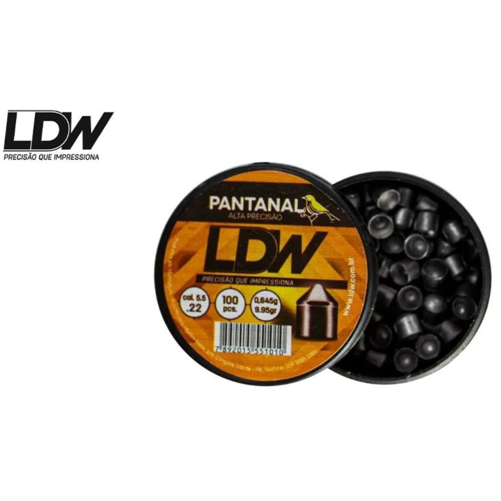 CHUMBINHO ESPINGARDA 5.5 PANTANAL C/100 - LDW