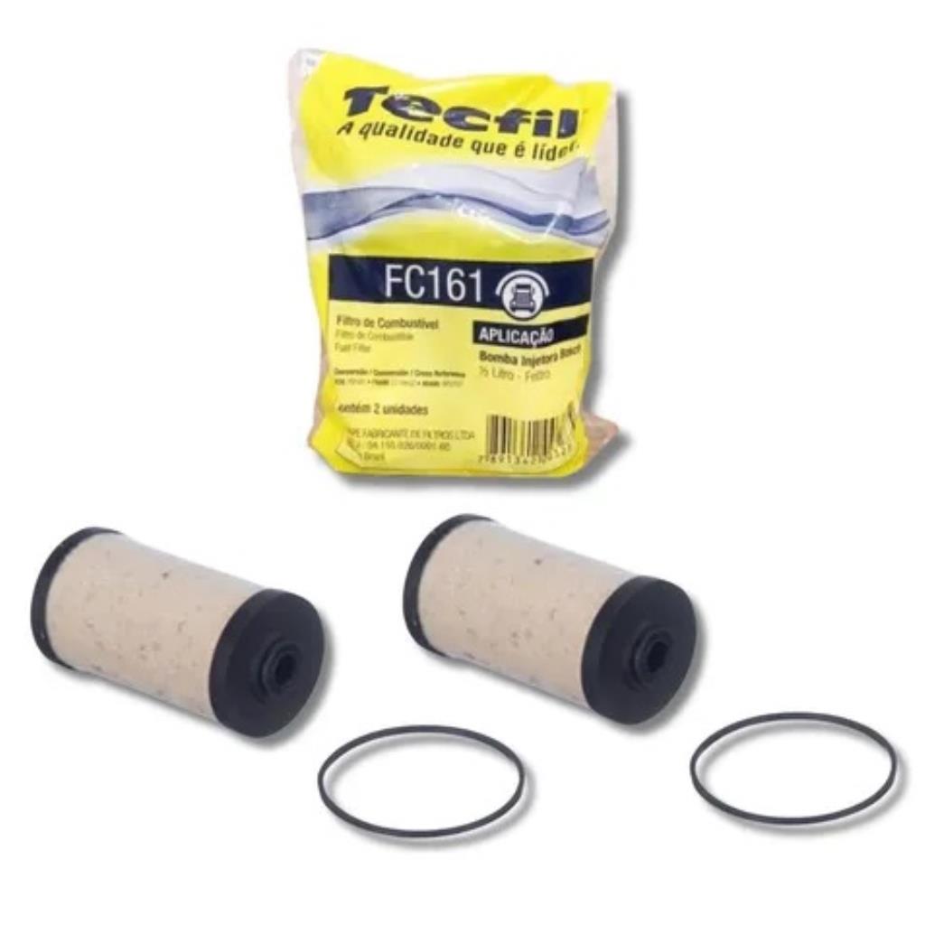 FILTRO DE COMBUSTIVEL USA 2 - FC161 TECFIL - F1000 F4000 MTR MWM .../92