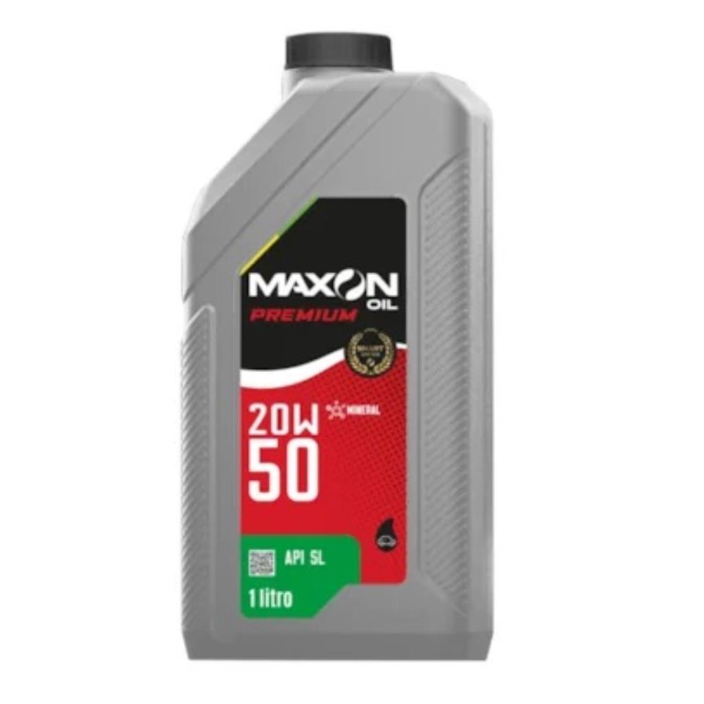 OLEO MINERAL 20W50 API SL 1L - MAXON OIL