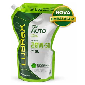 OLEO MINERAL 20W50 API SL 1L - LUBRAX TOP AUTO