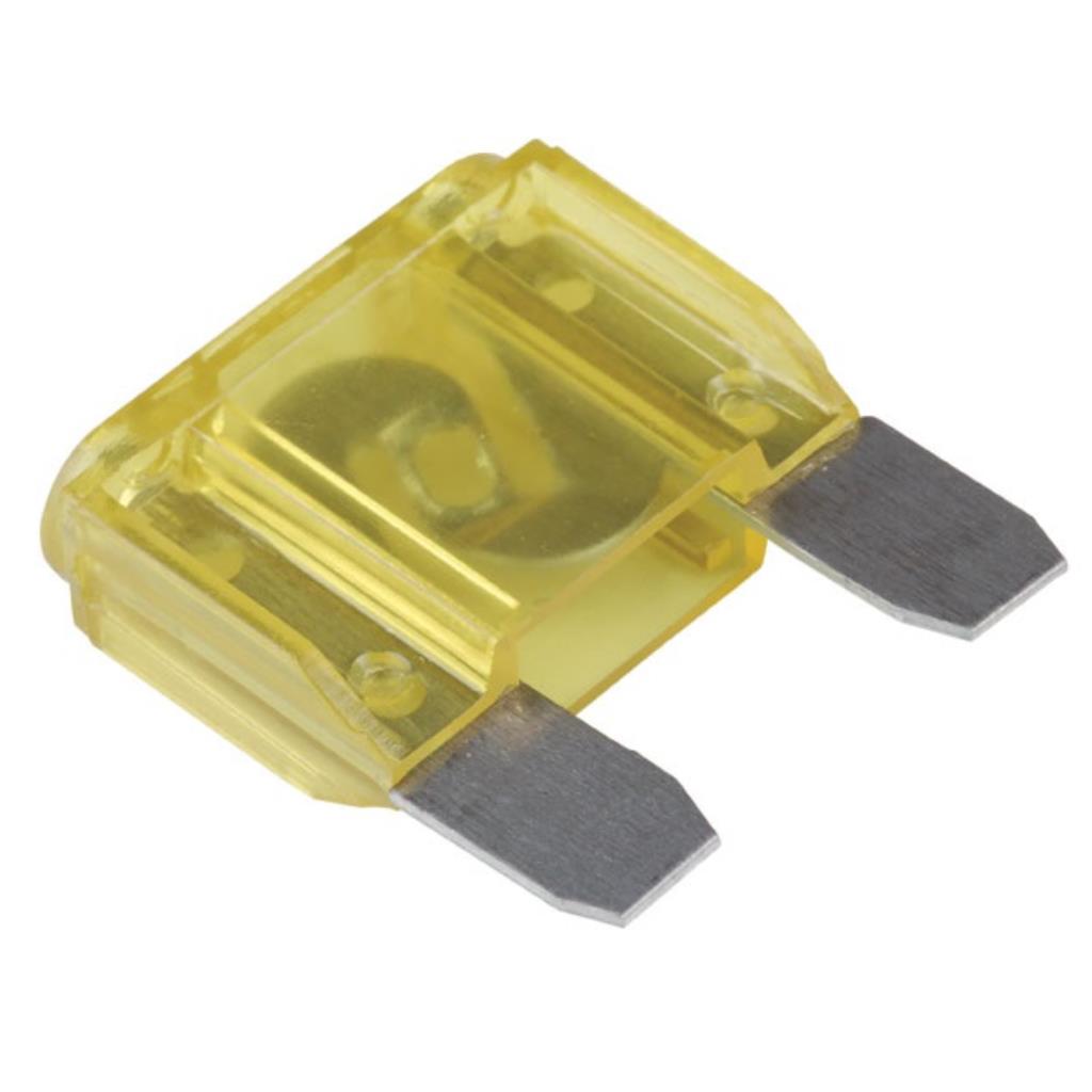 FUSIVEL DE LAMINA MAXI 20A AMARELO - HIKARI