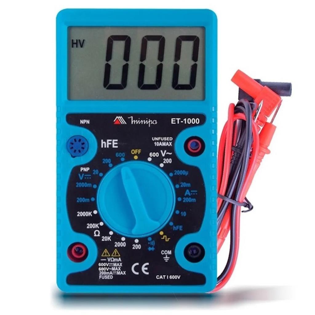MULTIMETRO DIGITAL LCD - MINIPA
