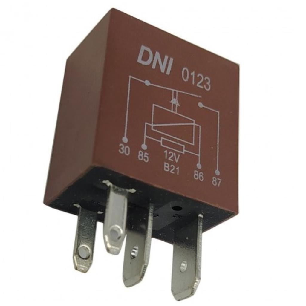 RELE AUX MINI 4 TERM S/SUPORTE 12V - DNI 0123