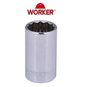 SOQUETE ESTRIADO ENCAIXE 1/2" 15MM - WORKER
