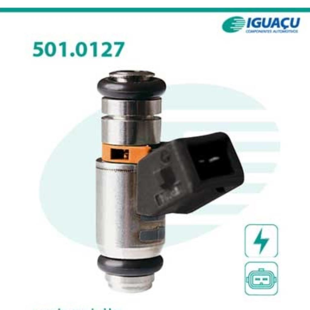 BICO INJETOR 4 FUROS LARANJA - 5010127 IGUACU - FIESTA ROCAM 1.6 8V 99/ ECOSPORT 1.0 1.6 03/