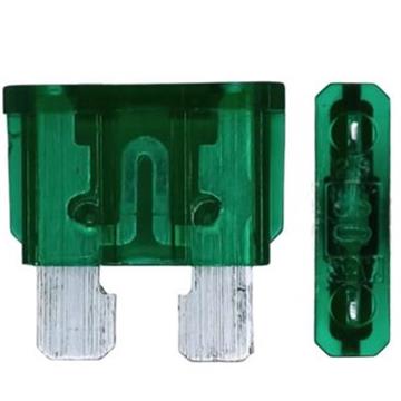 FUSIVEL DE LAMINA VERDE 30A - HIKARI