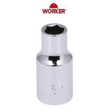 SOQUETE SEXTAVADO ENCAIXE 1/2" 13MM - WORKER